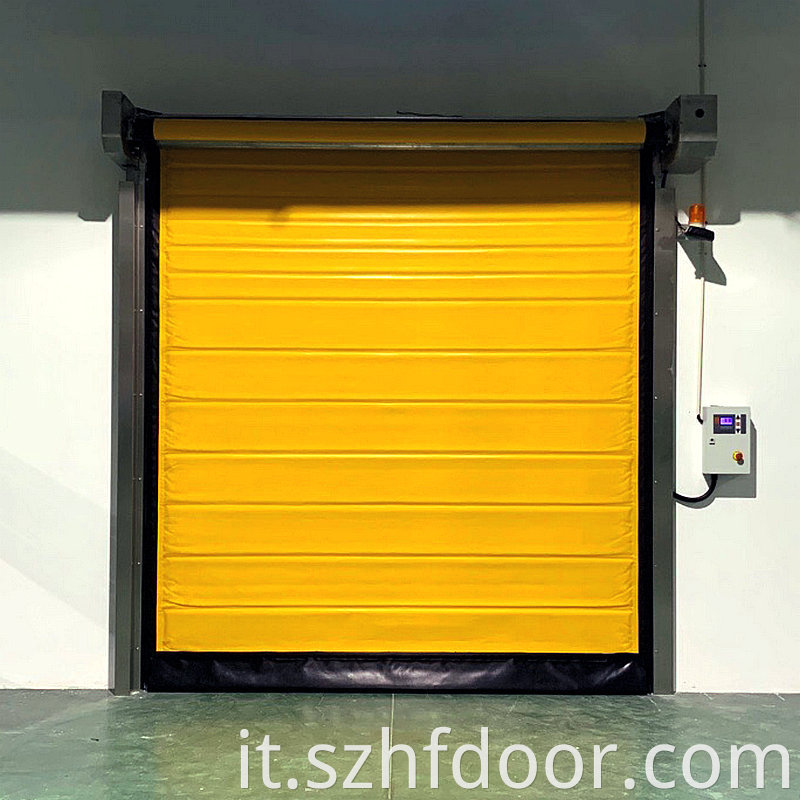 Fast induction shutter door